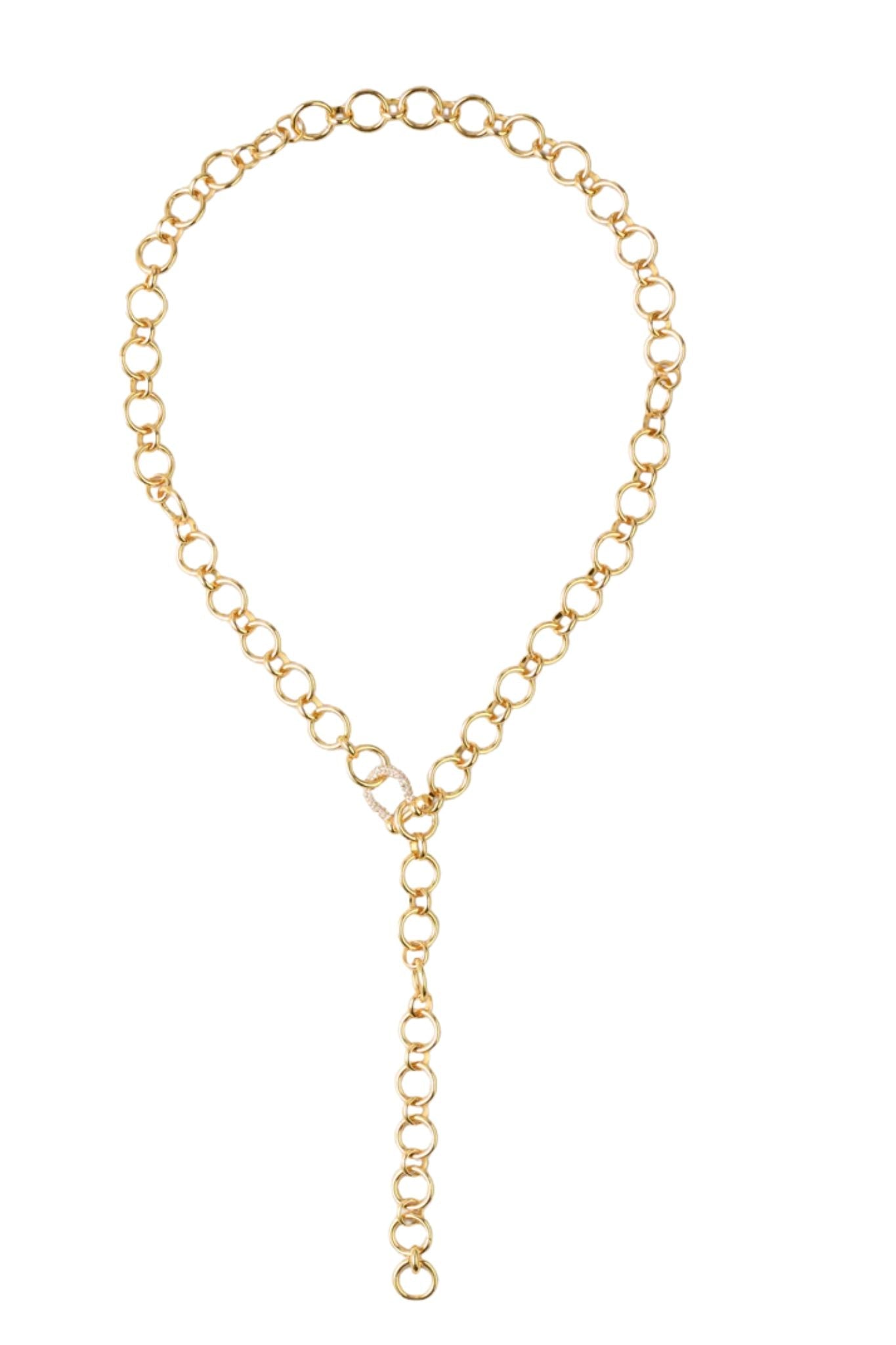 Spicy Dan Suede Necklace - Vermillion