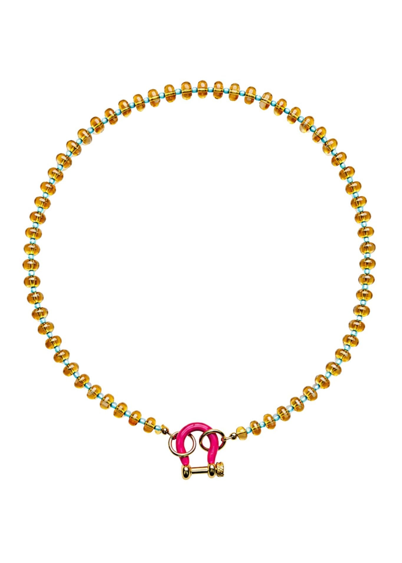 Spicy Dan Toast Necklace - Vermillion