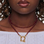 Spicy Dan Tony Necklace - Vermillion