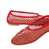 Staud Alba Ballet Flat - Vermillion