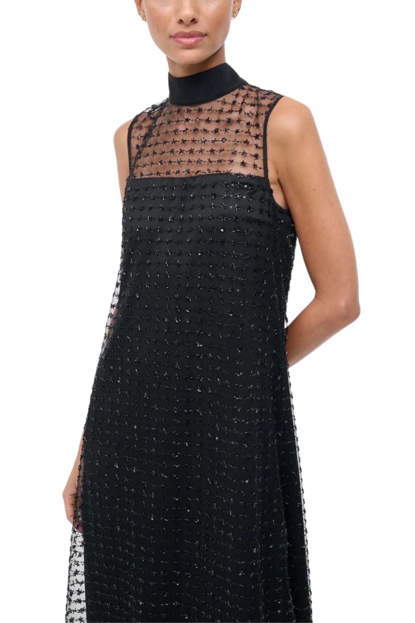 Staud Albee Dress - Vermillion