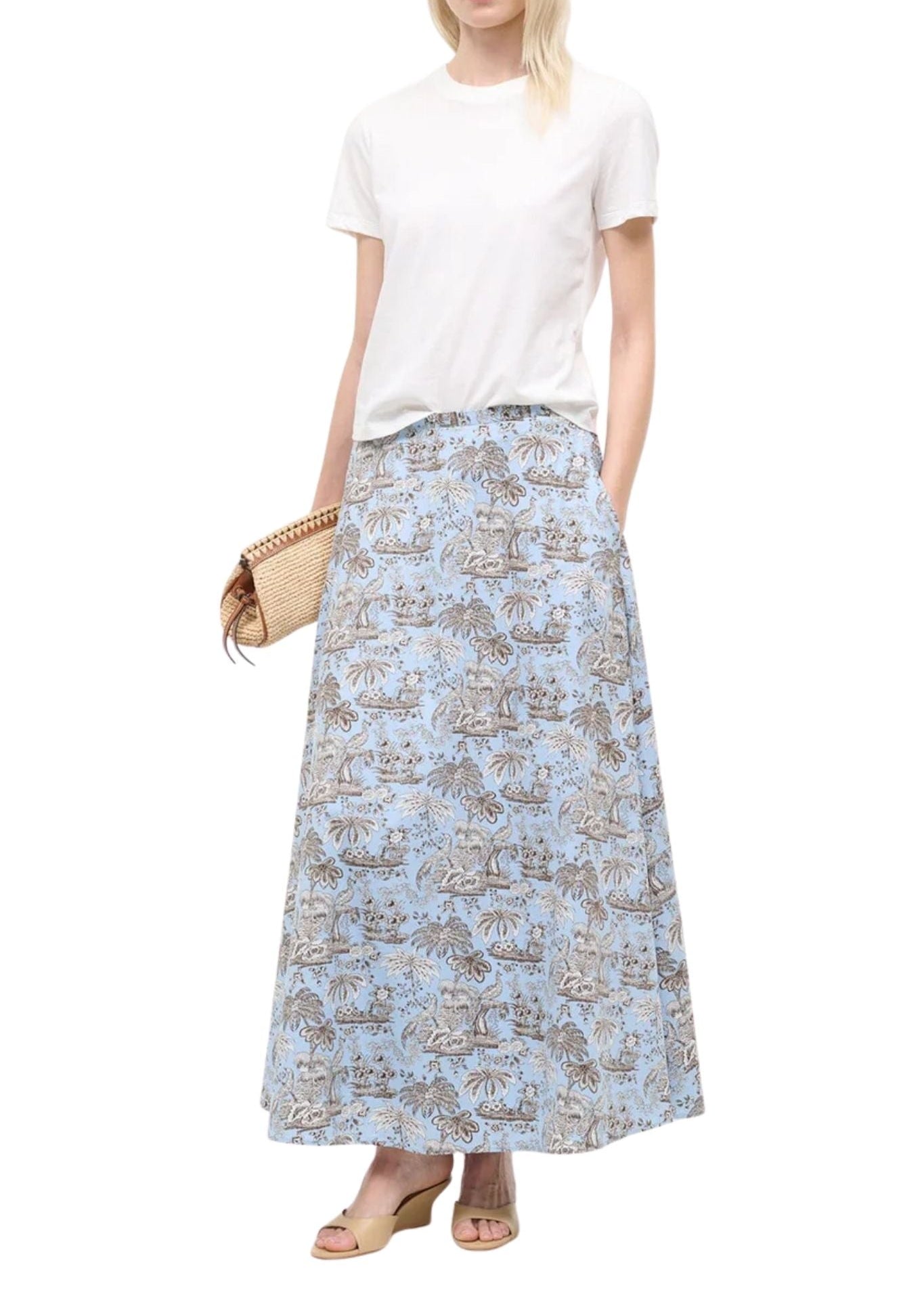 Staud Axel Skirt - Vermillion