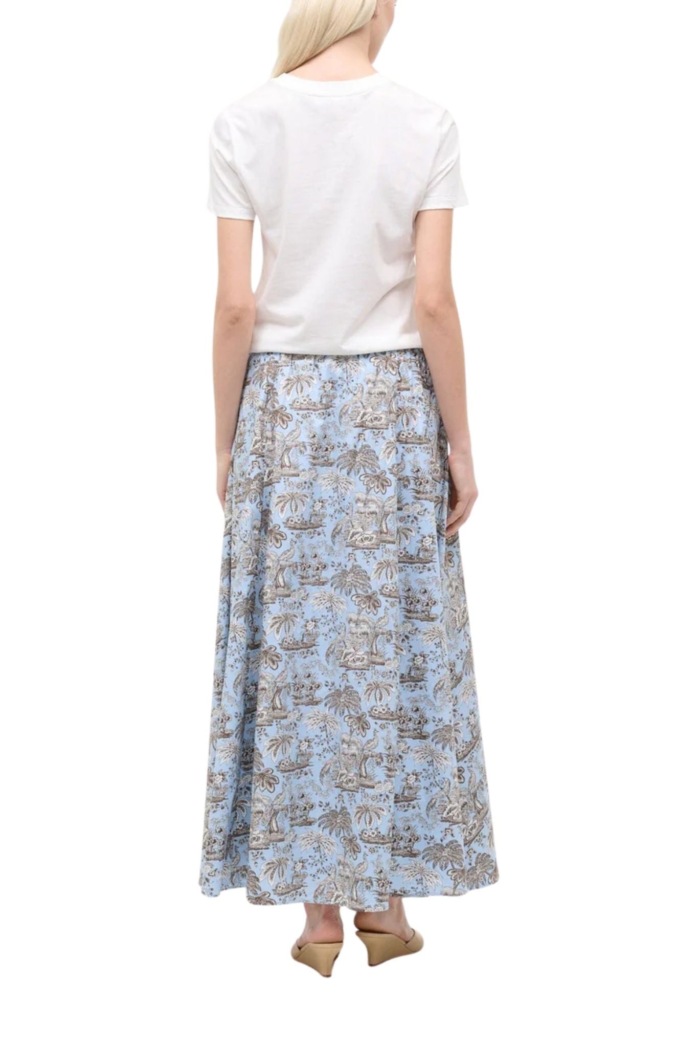 Staud Axel Skirt - Vermillion