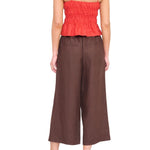 Staud Ayla Linen Tank - Vermillion