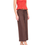 Staud Ayla Linen Tank - Vermillion