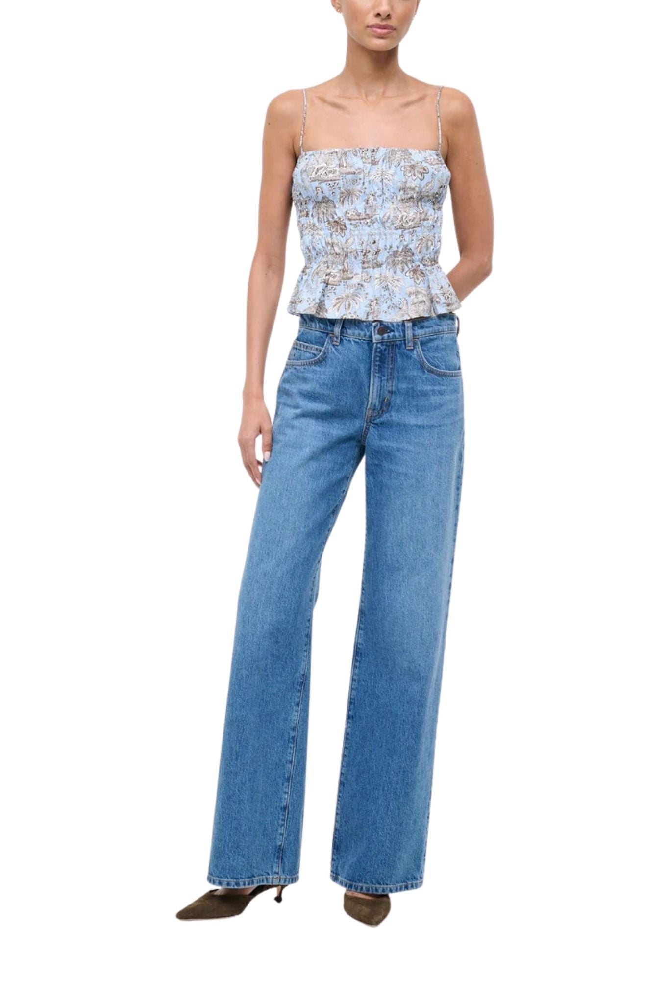 Staud Ayla Top - Vermillion