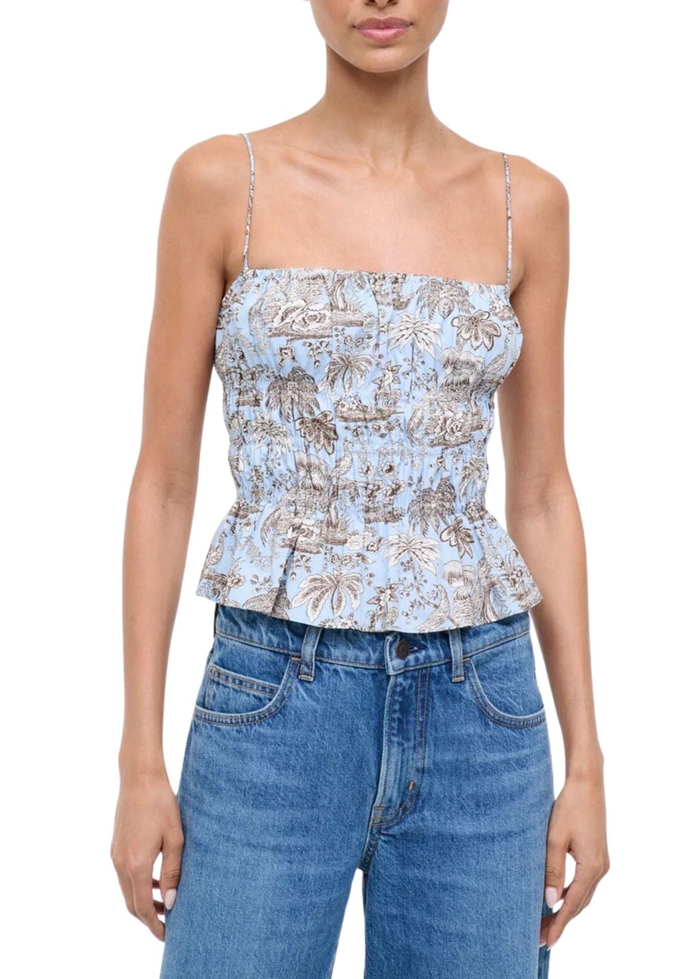 Staud Ayla Top - Vermillion