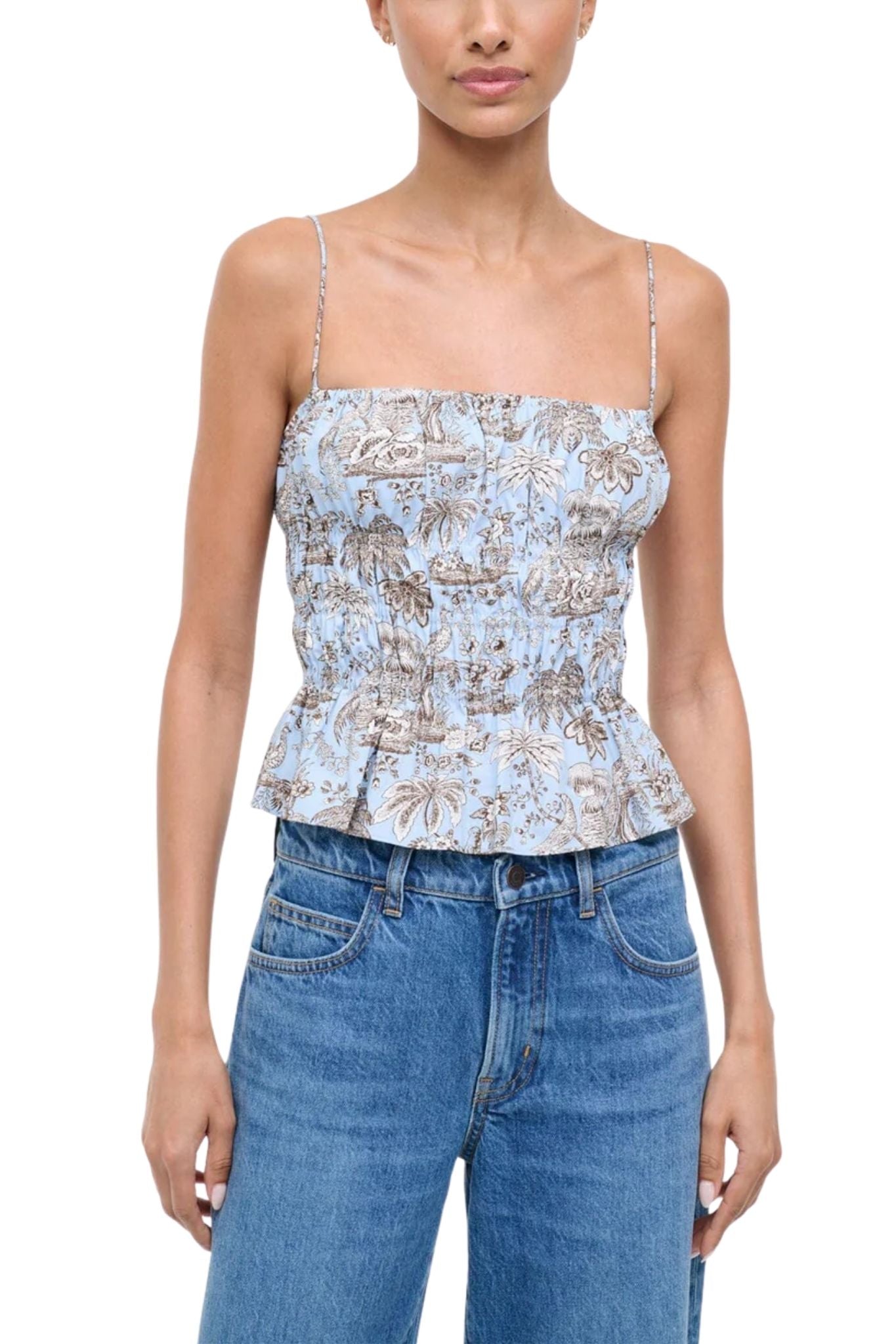 Staud Ayla Top - Vermillion