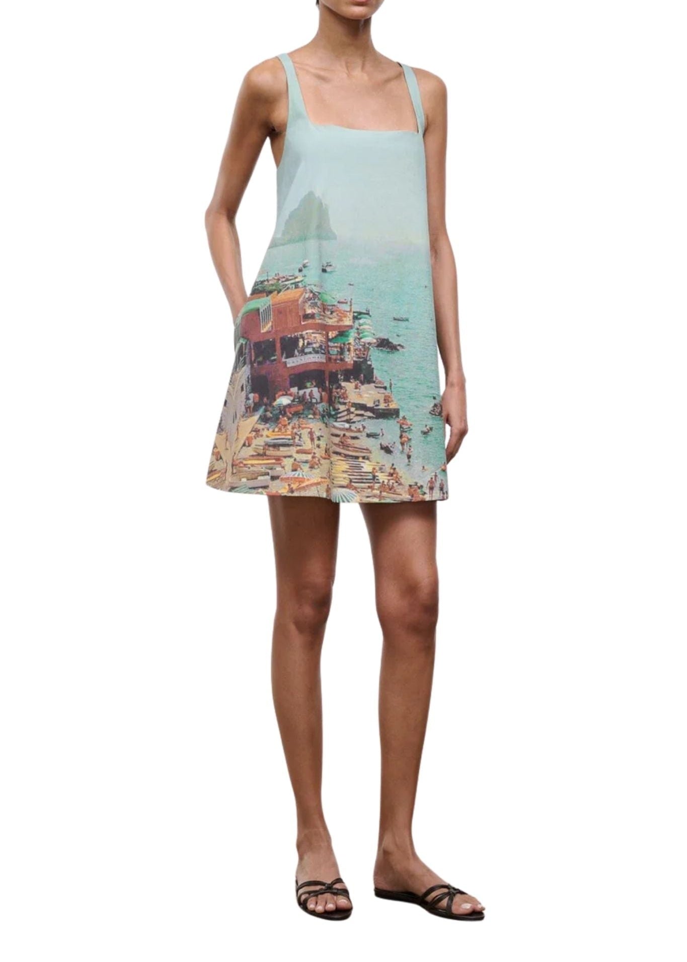 Staud Brio Dress - Vermillion