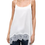 Staud Chloe Silk Cami - Vermillion