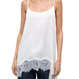 Staud Chloe Silk Cami - Vermillion