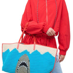 Staud Christos Large Tote - Vermillion
