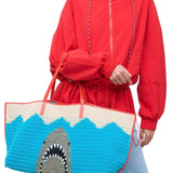 Staud Christos Large Tote - Vermillion