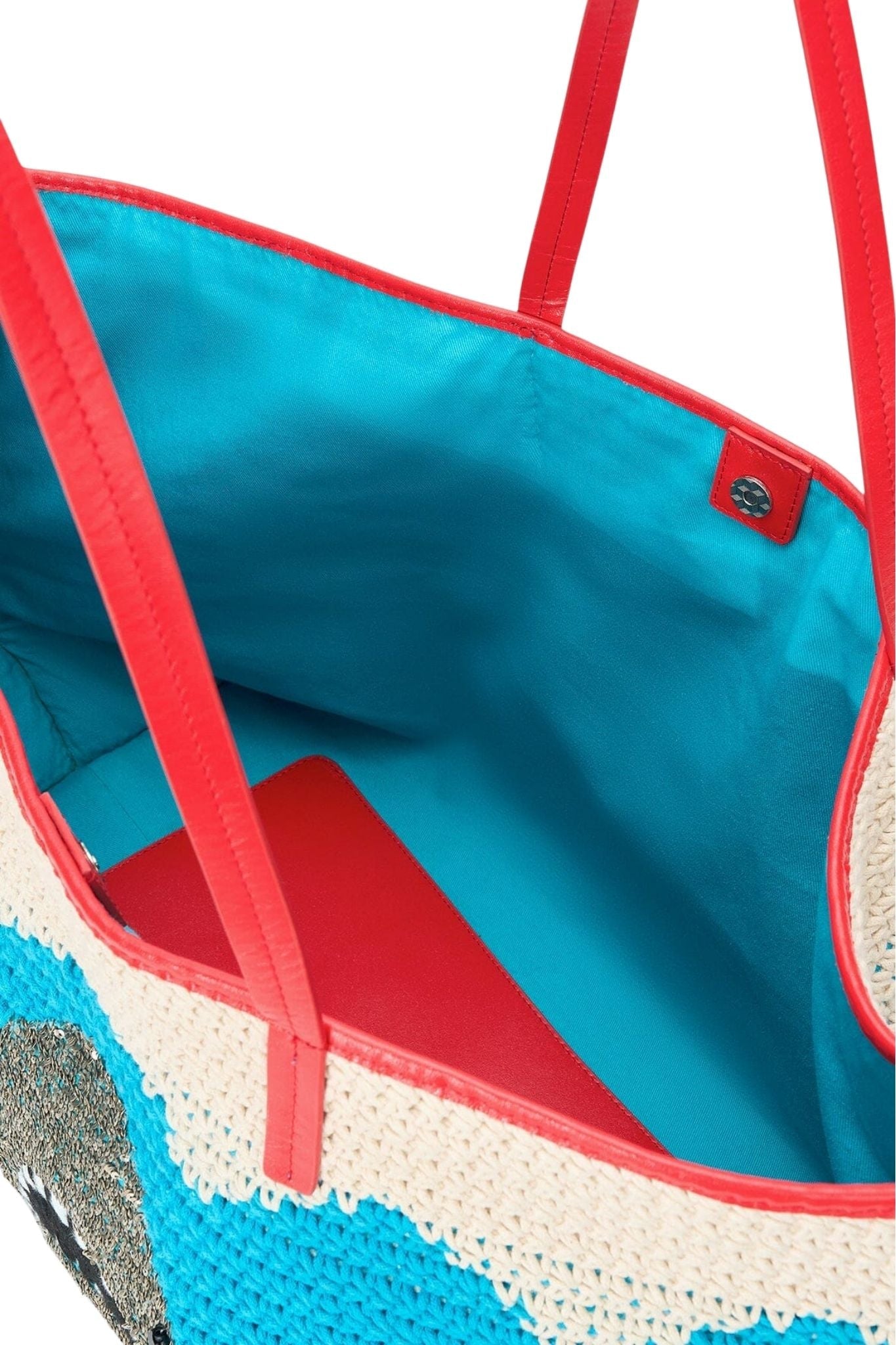 Staud Christos Large Tote - Vermillion