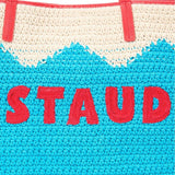 Staud Christos Large Tote - Vermillion