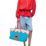 Staud Christos Large Tote - Vermillion