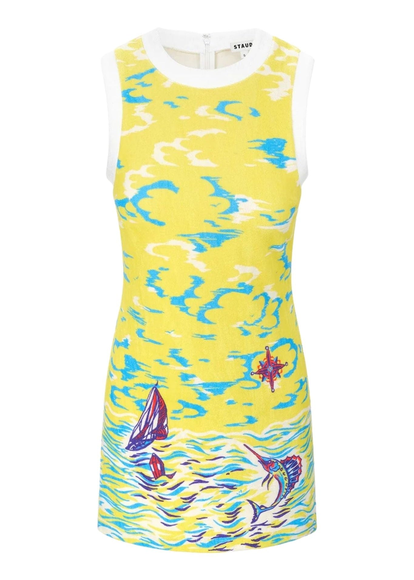 Staud Como Dress - Vermillion