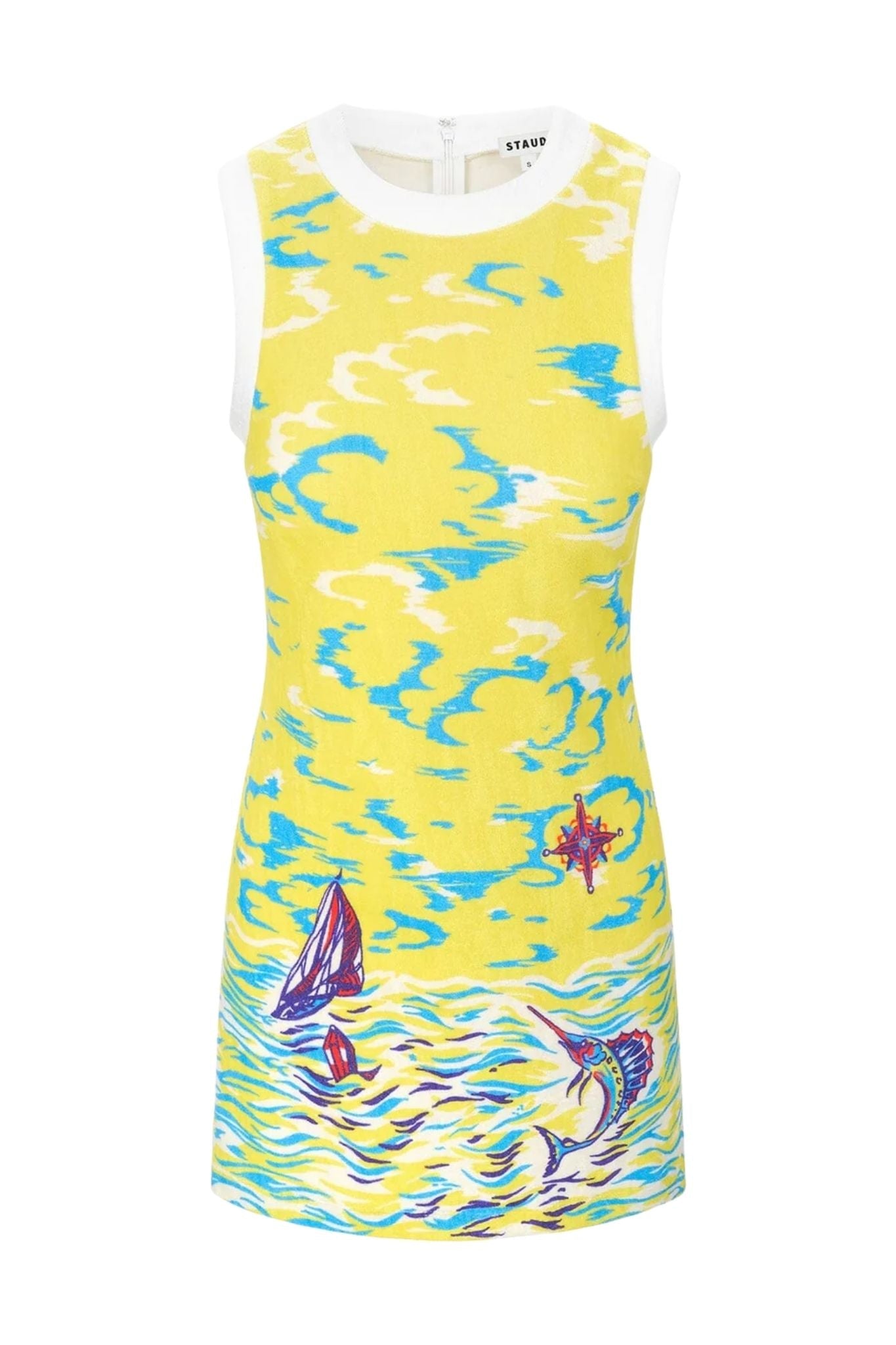 Staud Como Dress - Vermillion