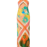 Staud Cubism Dress - Vermillion