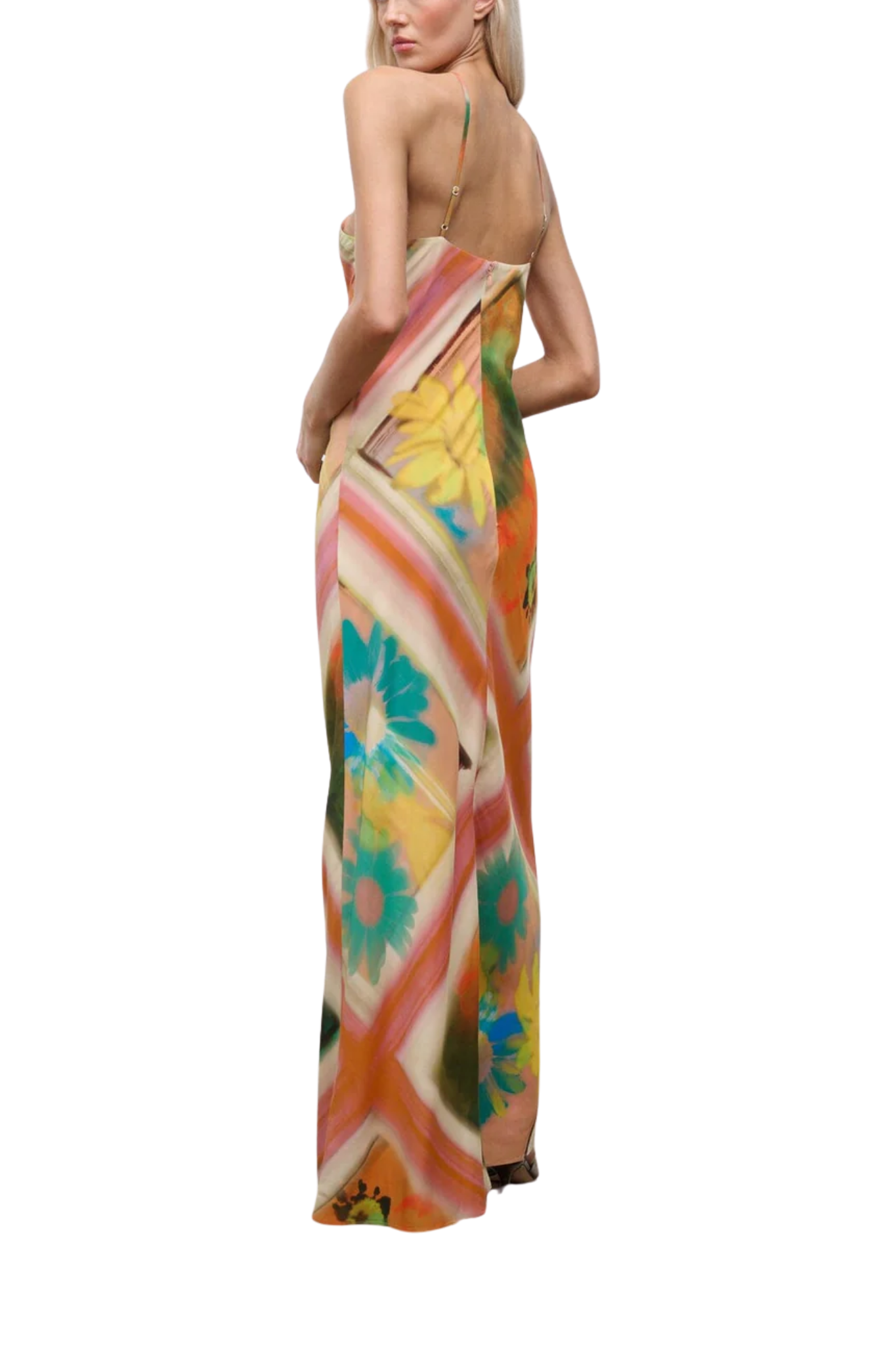 Staud Cubism Dress - Vermillion