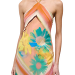 Staud Cubism Dress - Vermillion