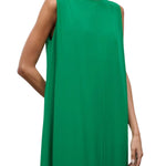 Staud Dalia Silk Dress - Vermillion