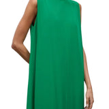 Staud Dalia Silk Dress - Vermillion