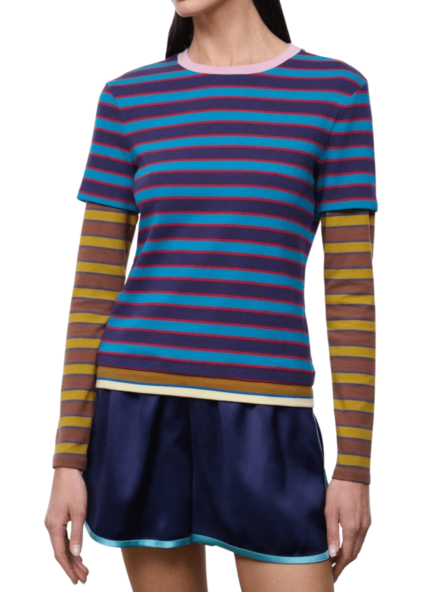 Staud Dillon Tee - Vermillion