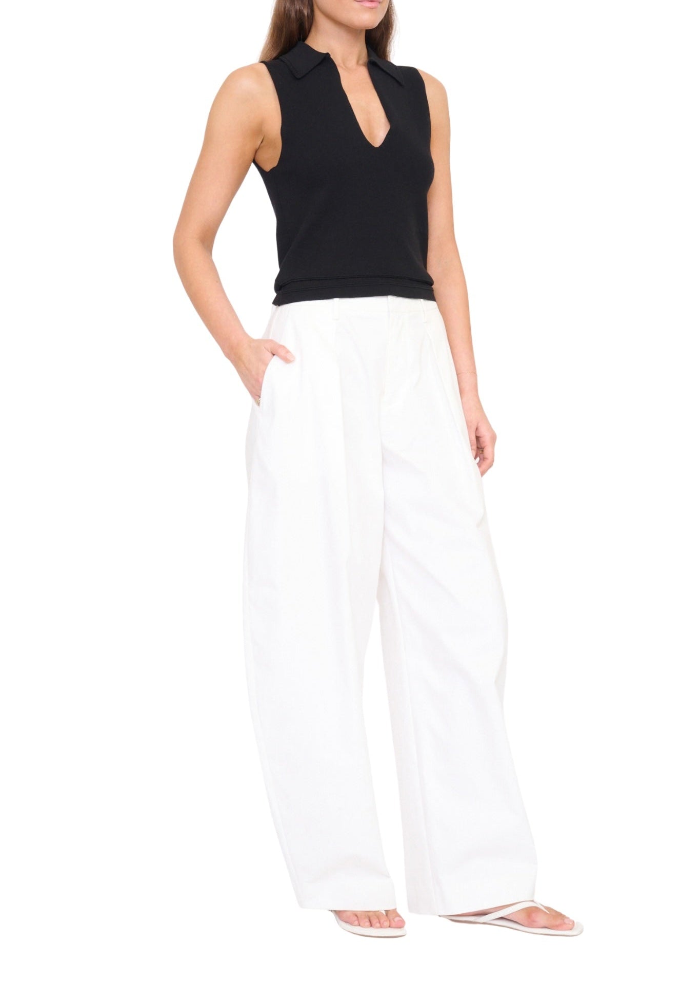 Staud Elias Pant - Vermillion