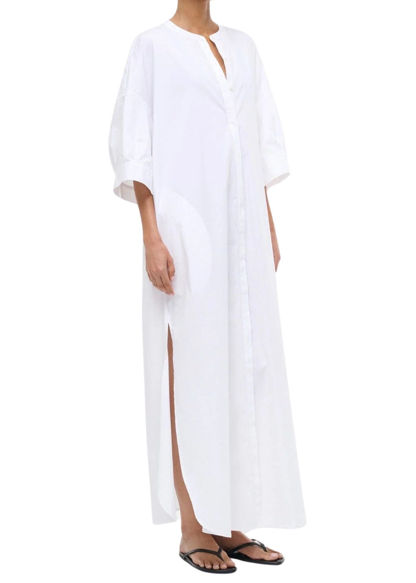 Staud Enzo Maxi Dress - Vermillion