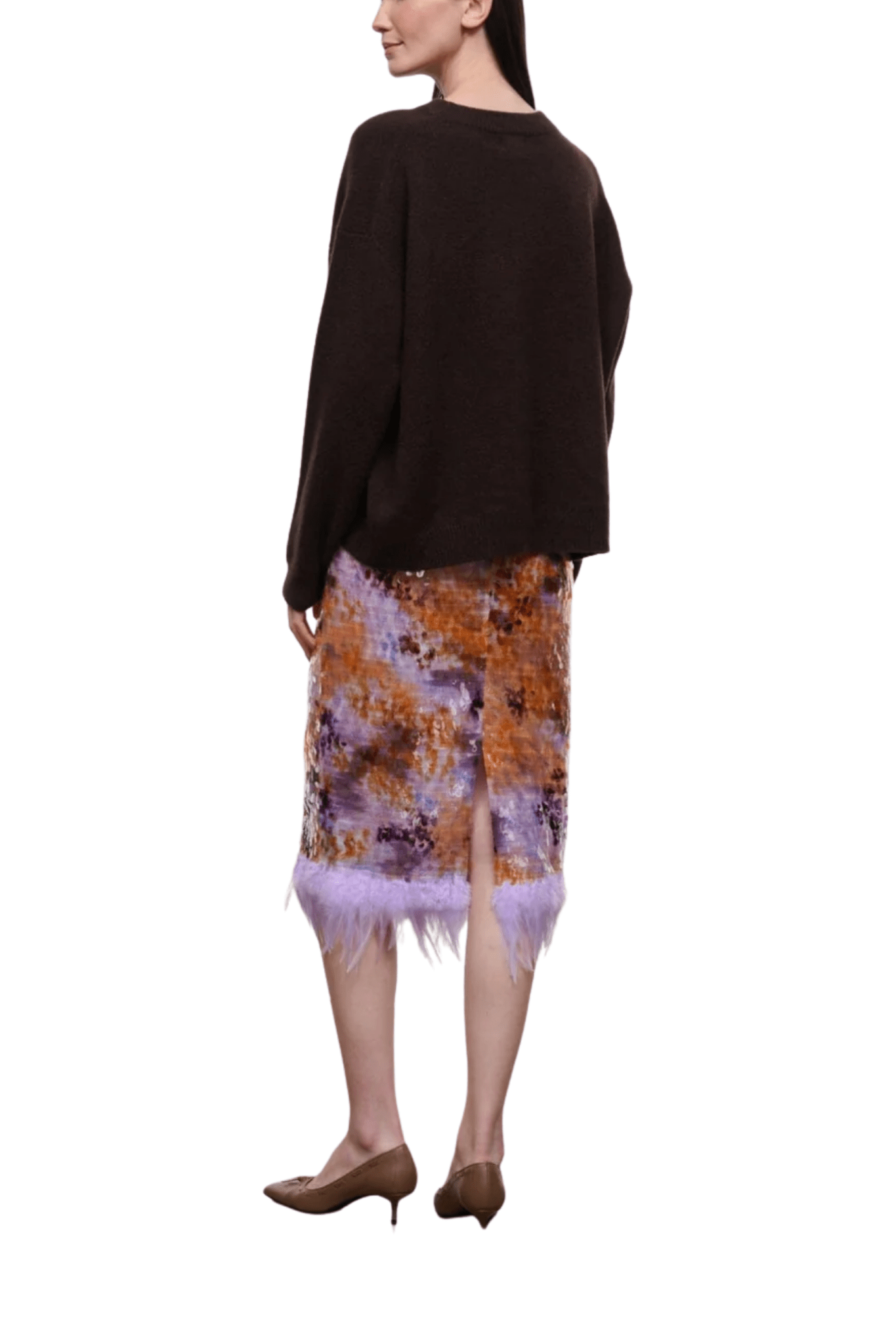Staud Fen Skirt - Vermillion
