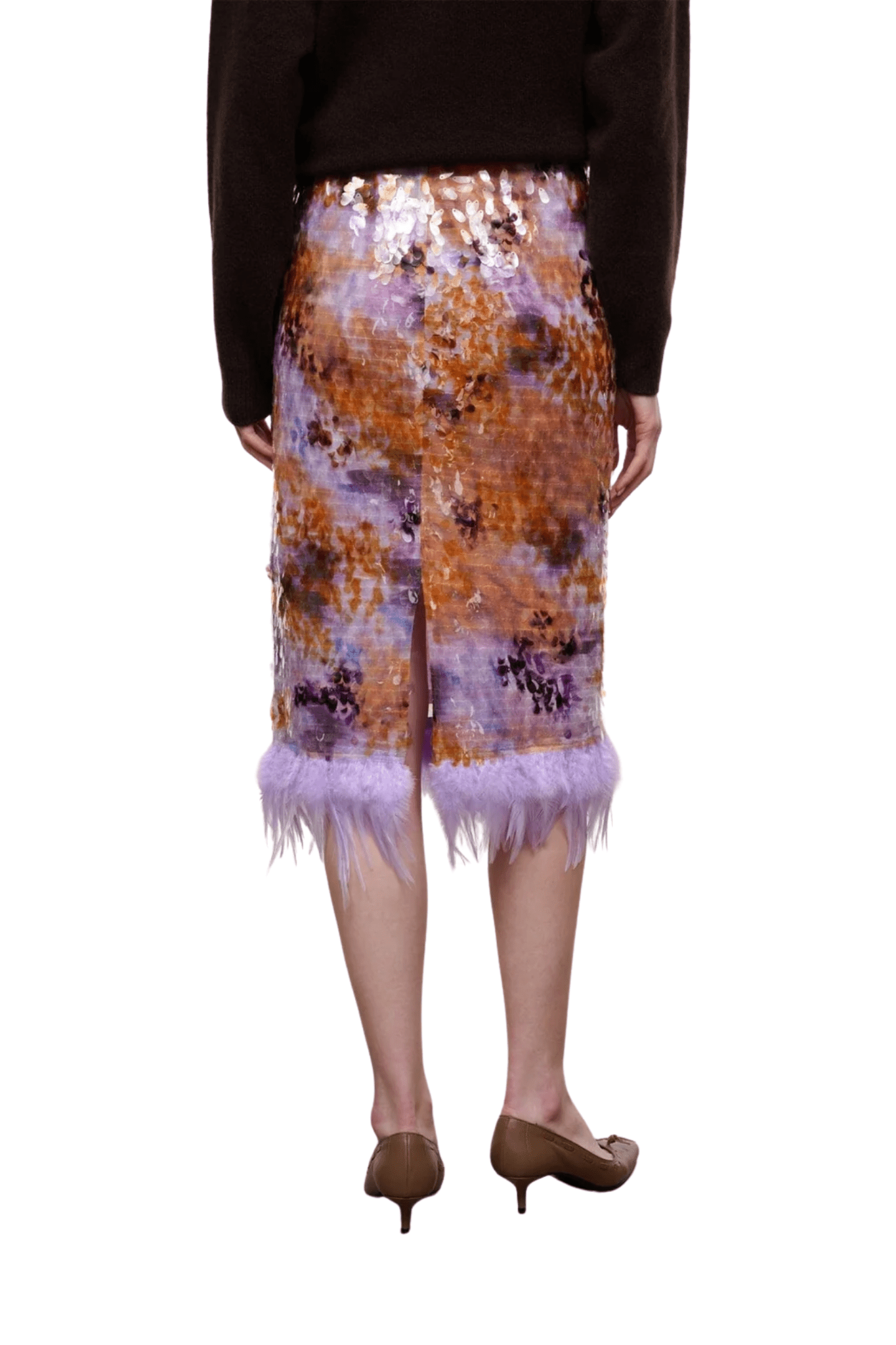Staud Fen Skirt - Vermillion