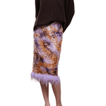 Staud Fen Skirt - Vermillion