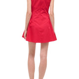 Staud Gwen Mini Dress - Vermillion
