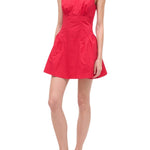 Staud Gwen Mini Dress - Vermillion