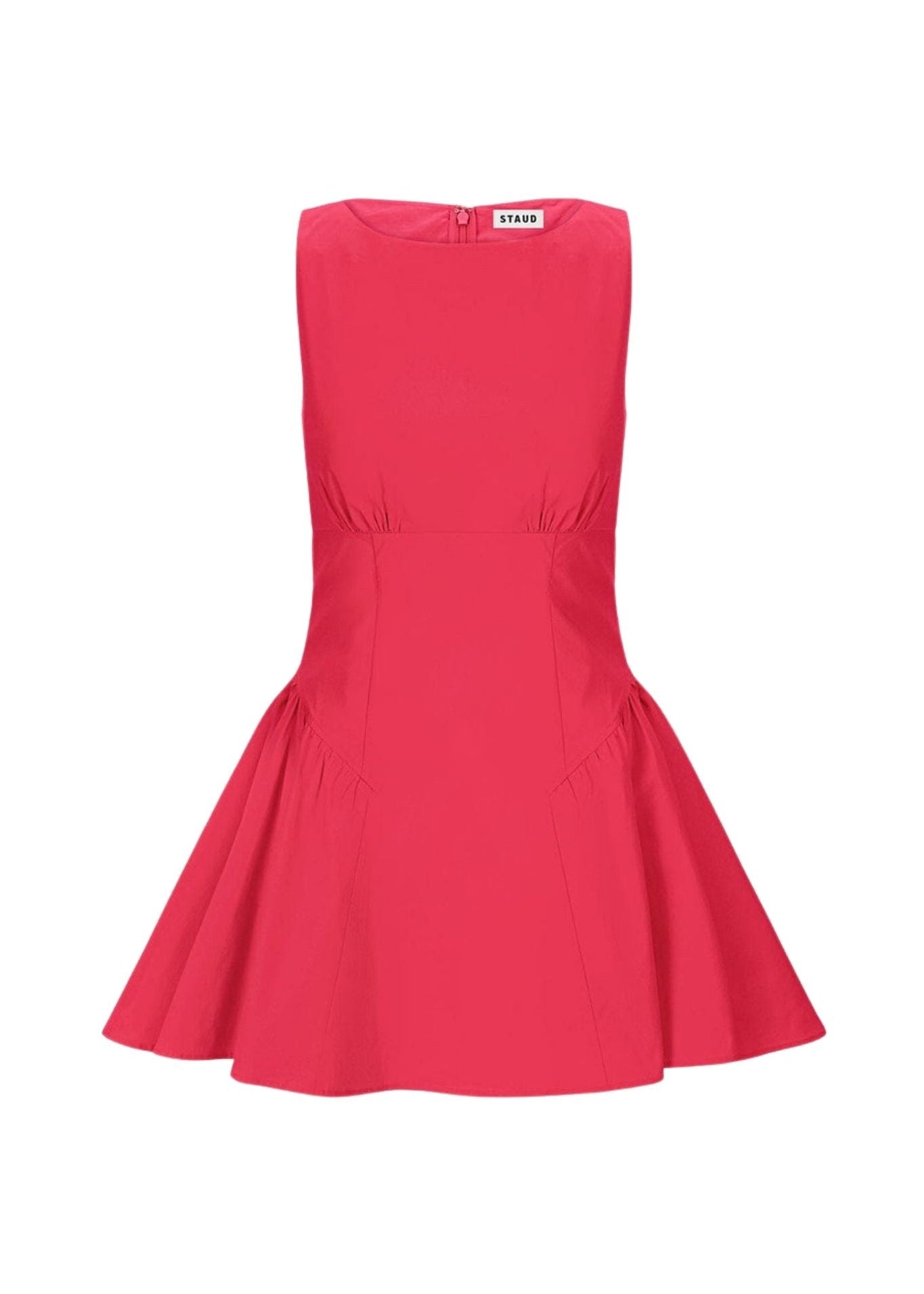 Staud Gwen Mini Dress - Vermillion