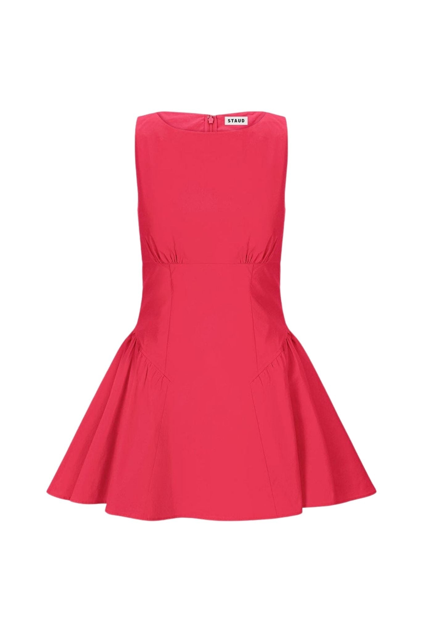 Staud Gwen Mini Dress - Vermillion