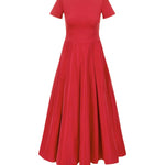 Staud Hopper Dress - Vermillion