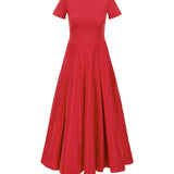 Staud Hopper Dress - Vermillion