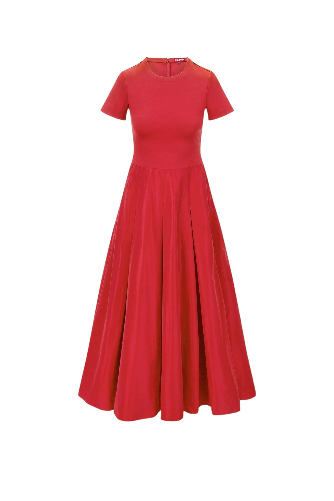 Staud Hopper Dress - Vermillion