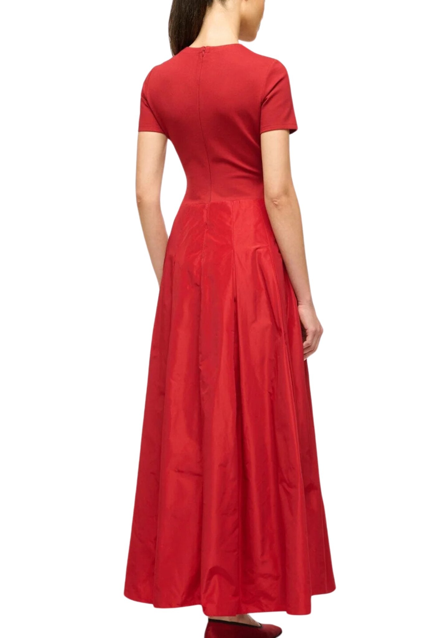 Staud Hopper Dress - Vermillion