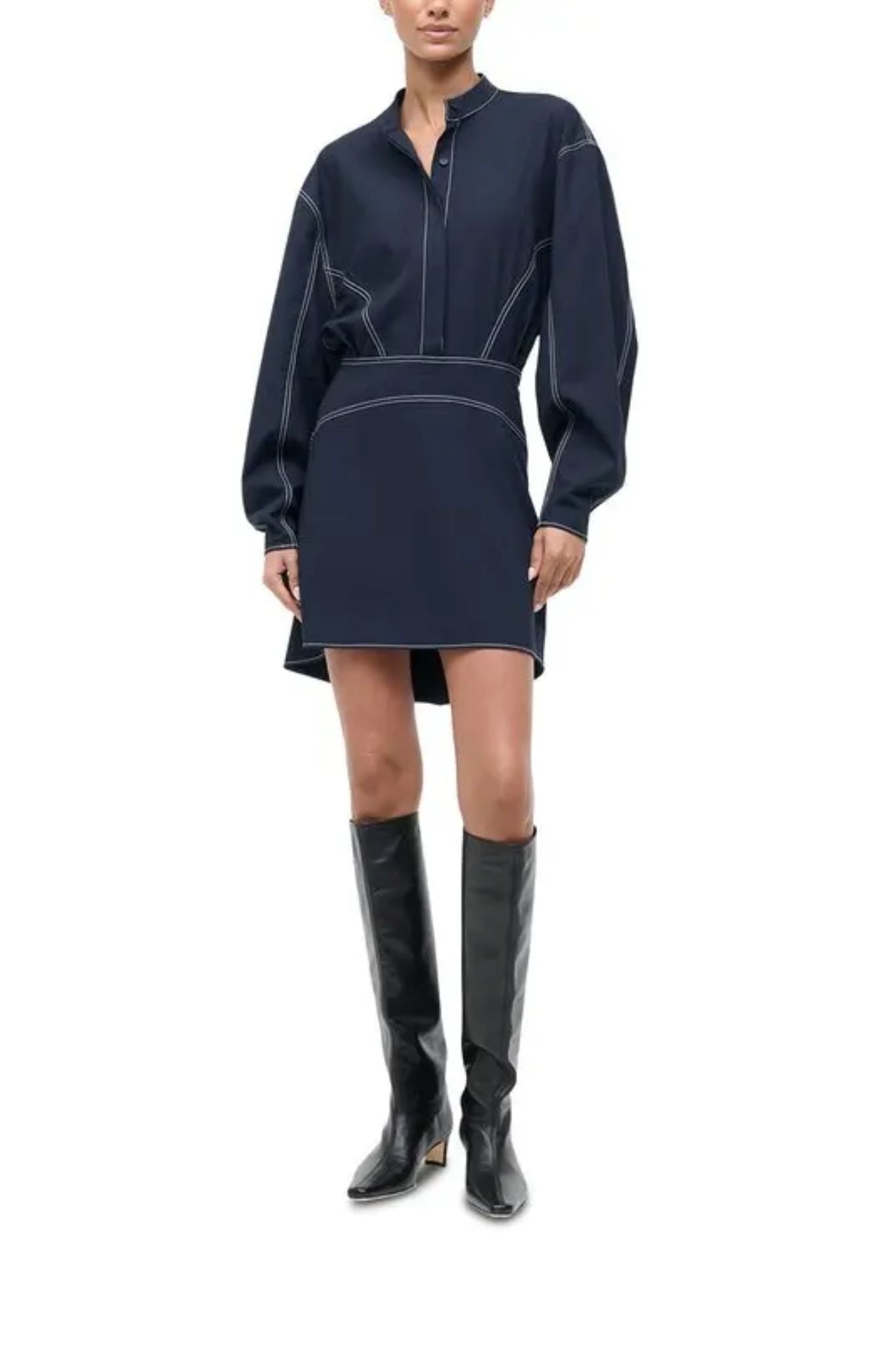 Staud Kiln Dress - Vermillion