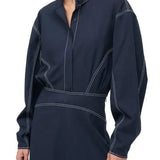 Staud Kiln Dress - Vermillion