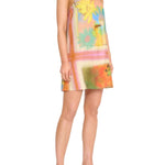 Staud Laura Linen Mini Dress - Vermillion
