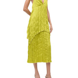 Staud Laurie Dress - Vermillion