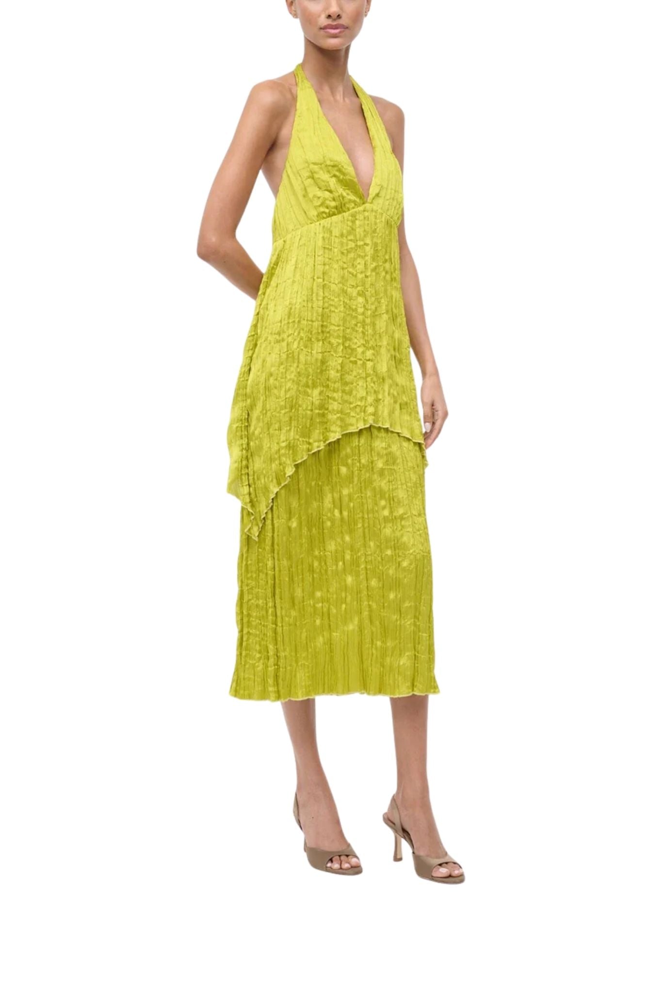 Staud Laurie Dress - Vermillion