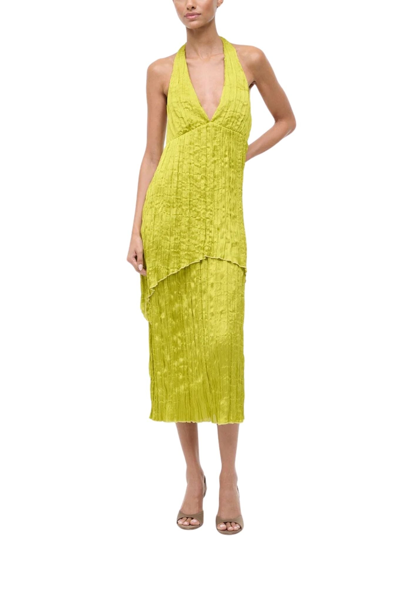 Staud Laurie Dress - Vermillion