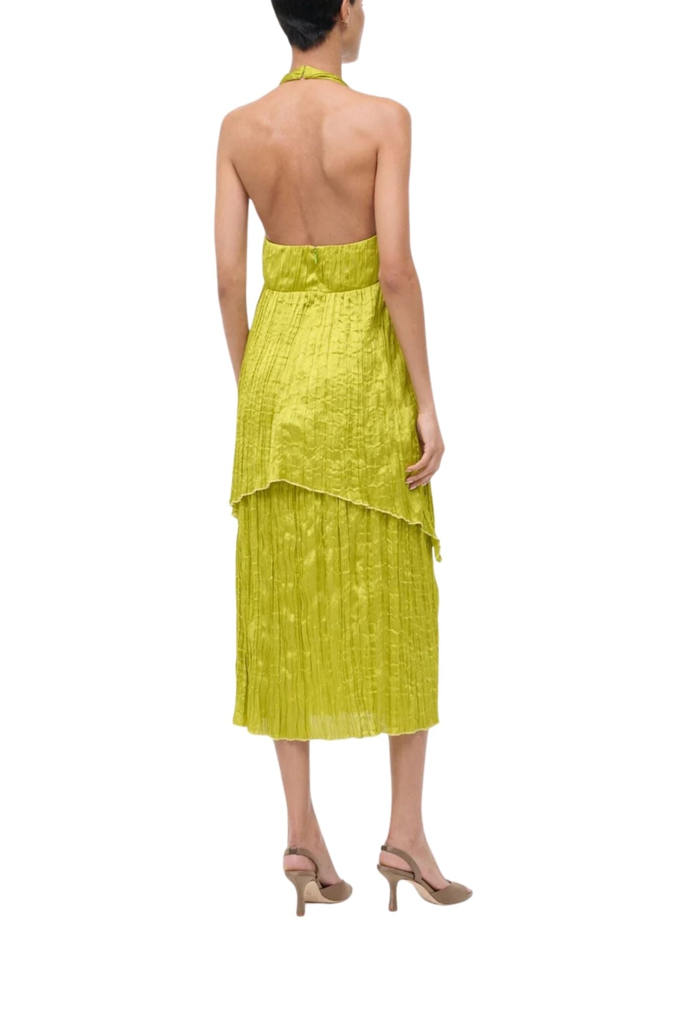 Staud Laurie Dress - Vermillion