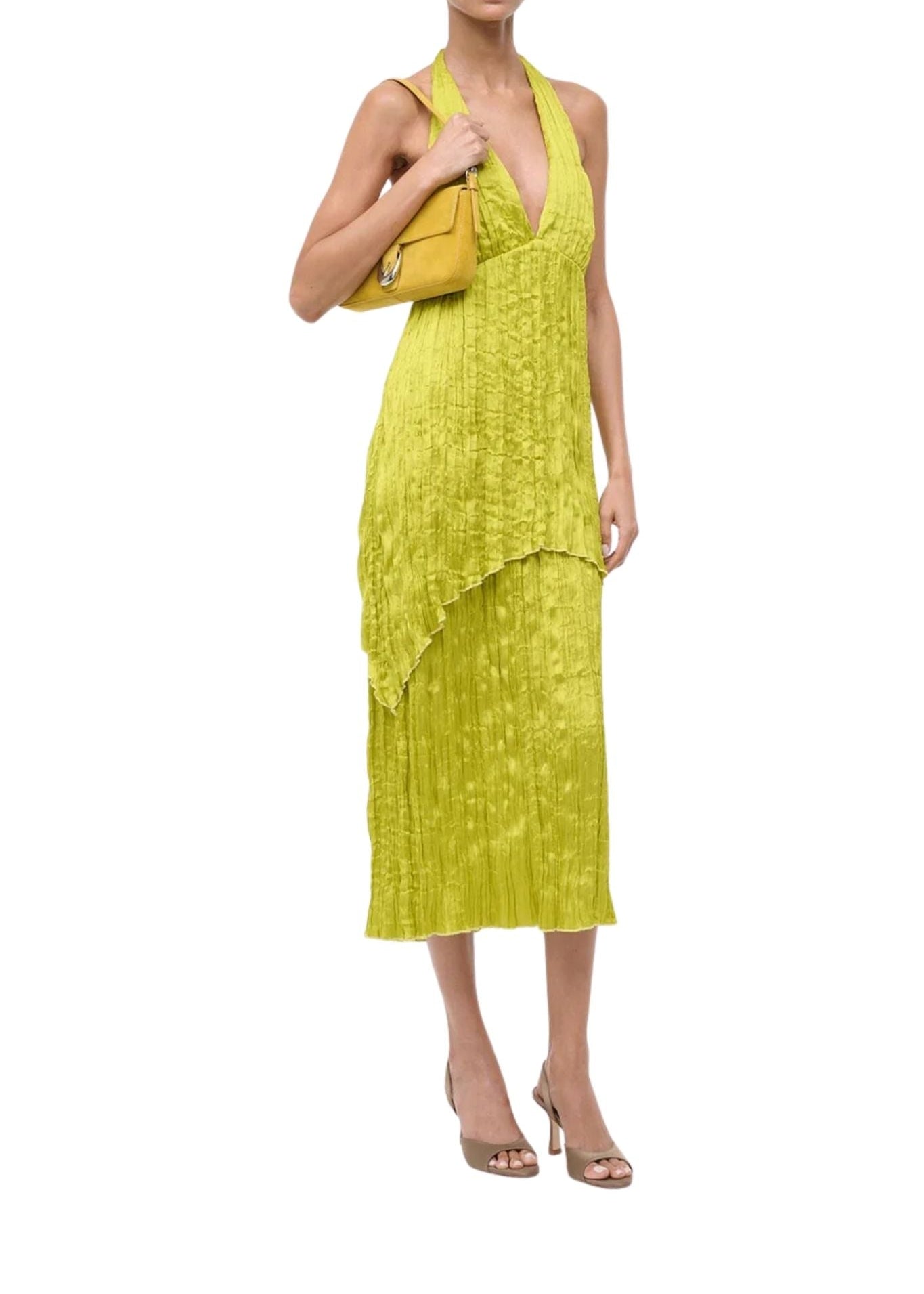 Staud Laurie Dress - Vermillion