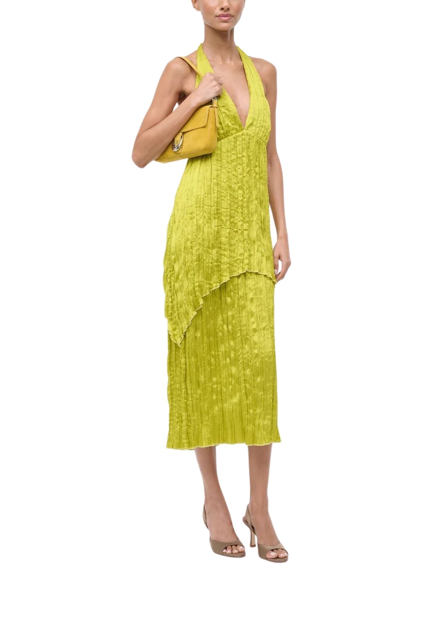 Staud Laurie Dress - Vermillion